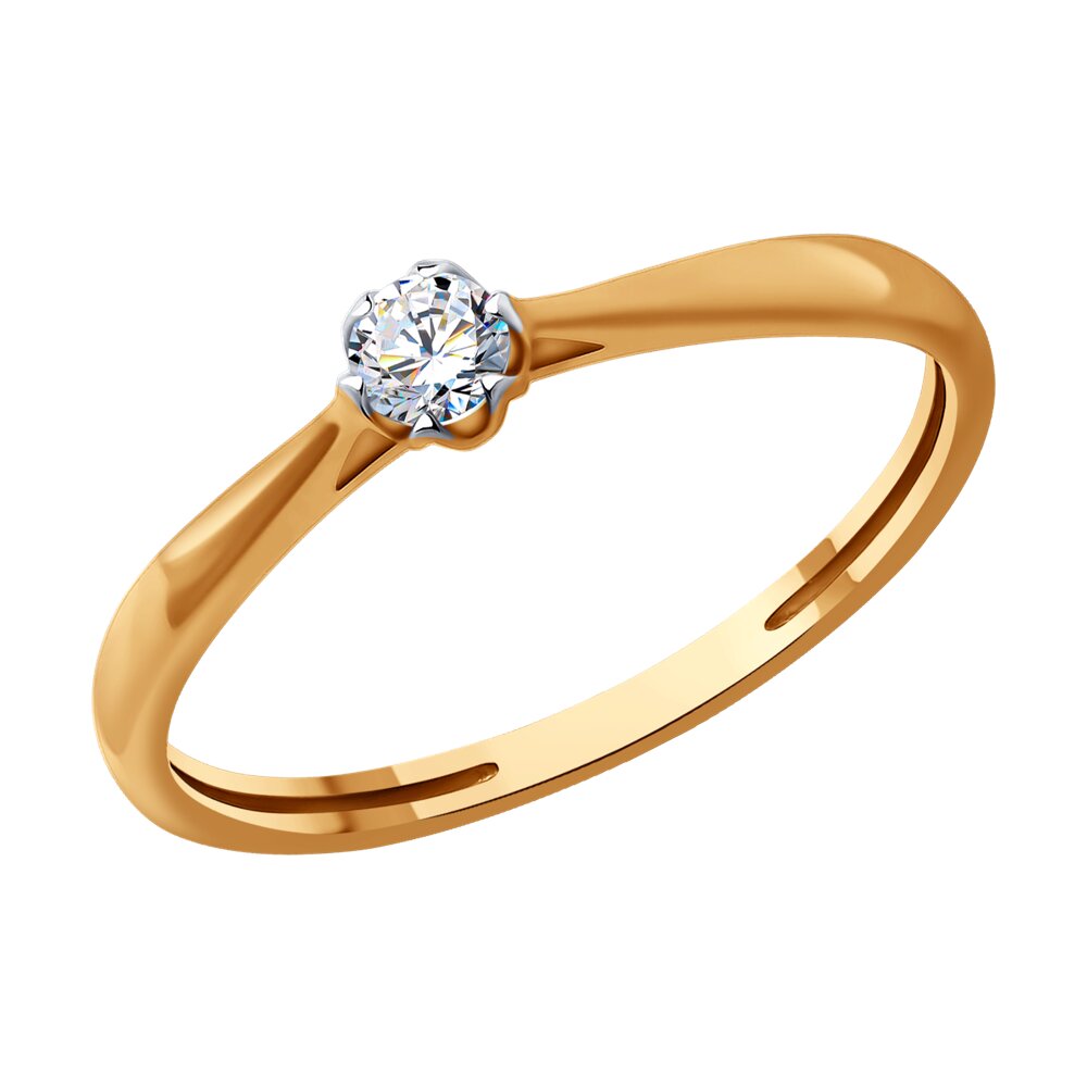 

Кольцо из золота р. , SOKOLOV Diamonds 1012464, бриллиант, 1012464