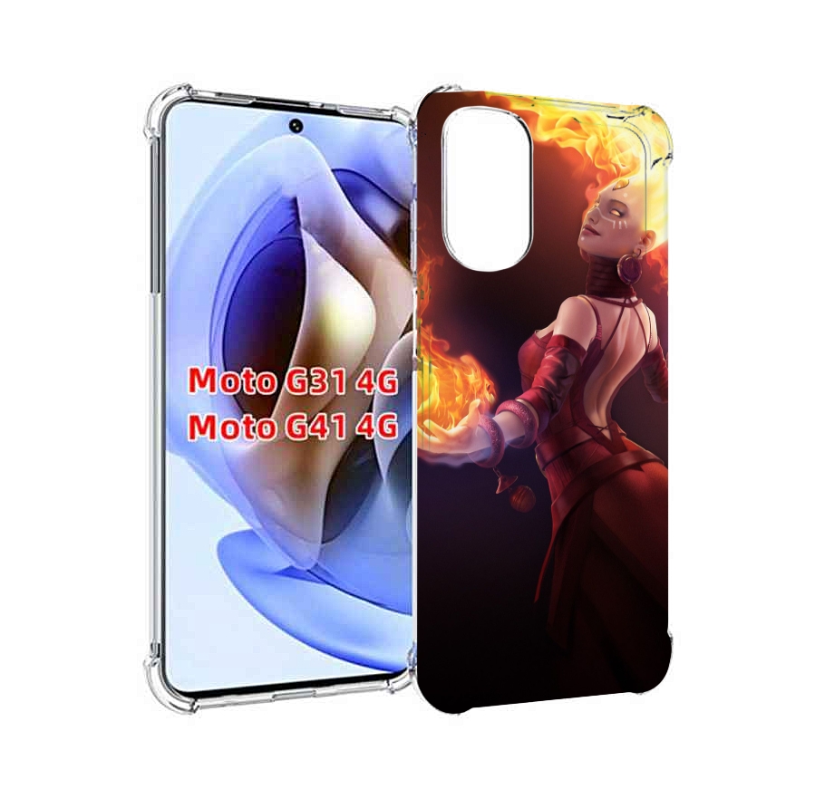 

Чехол MyPads dota 2 Lina для Motorola Moto G31 4G / G41 4G, Прозрачный, Tocco