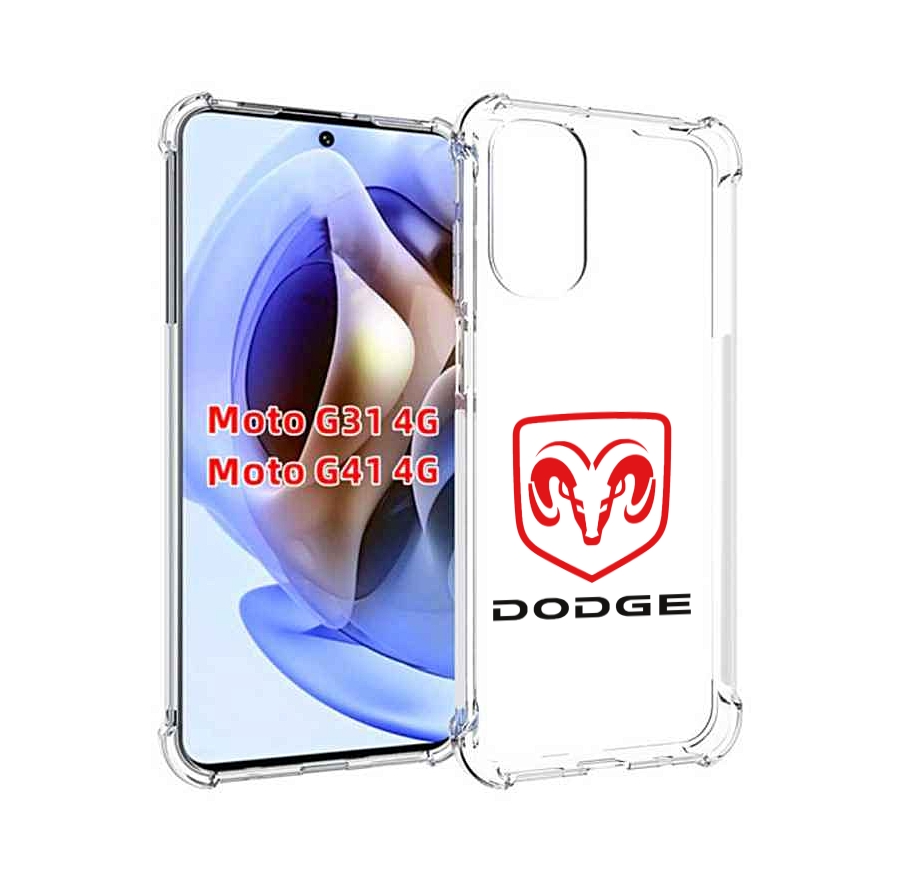 

Чехол Mypads Dodge-2 Мужской Для Motorola Moto G31 4G/G41 4G, Прозрачный, Tocco