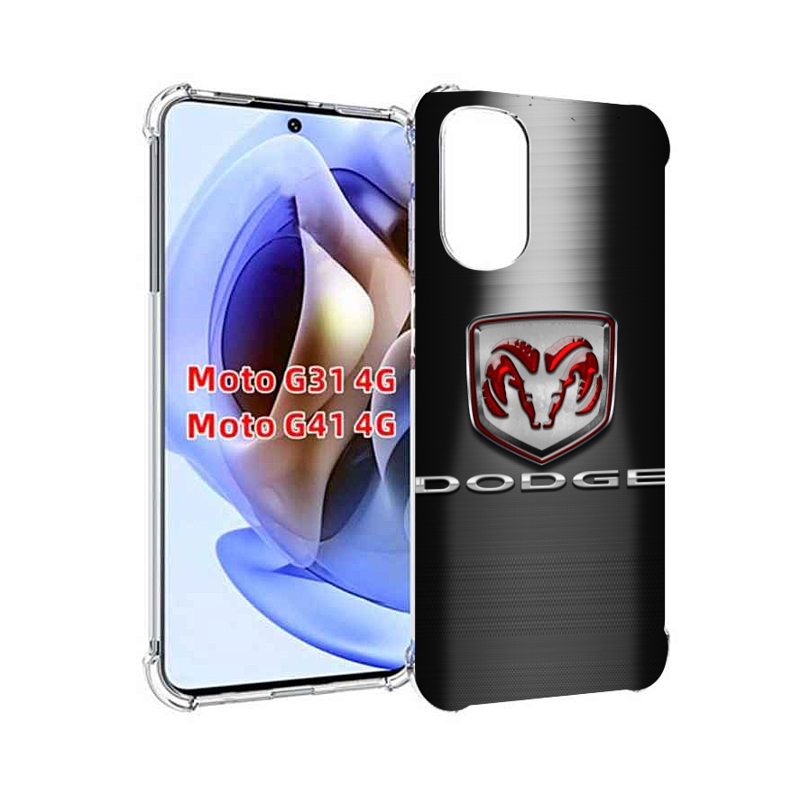

Чехол Mypads Dodge 1 Мужской Для Motorola Moto G31 4G/G41 4G, Прозрачный, Tocco