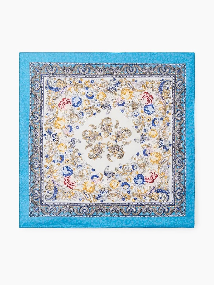 

Платок женский Rosedena sxl02904/3 голубой, 70х70 см, sxl02904/3