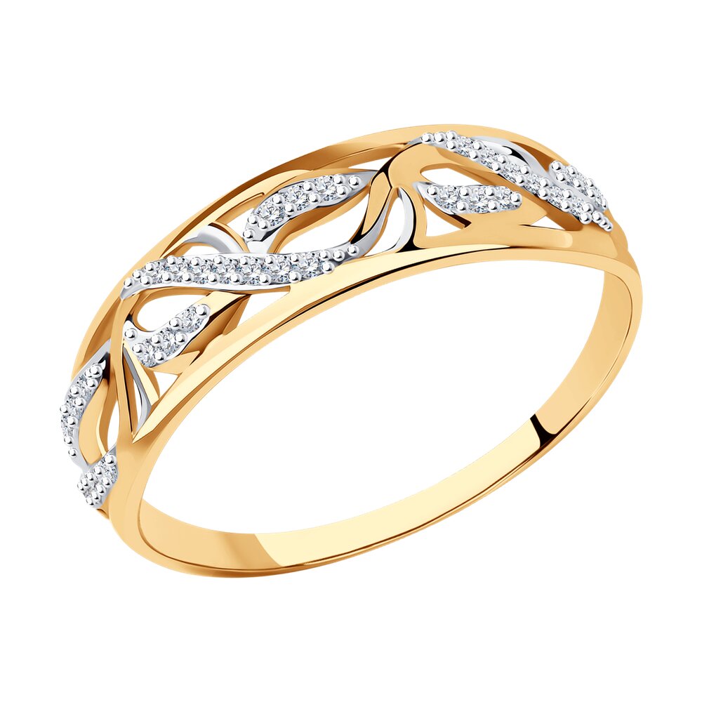 

Кольцо из красного золота р. , SOKOLOV Diamonds 1012372, бриллиант, 1012372