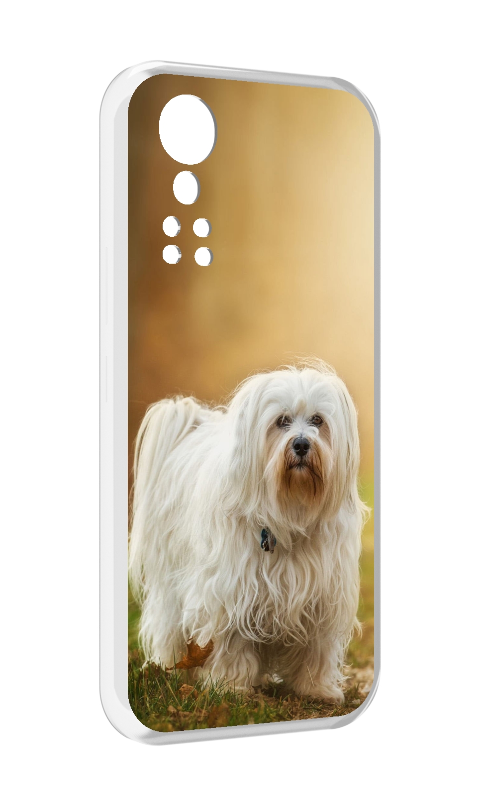 

Чехол MyPads гаванскии бишон для ZTE Axon 30 5G / Axon 30S, Прозрачный, Tocco