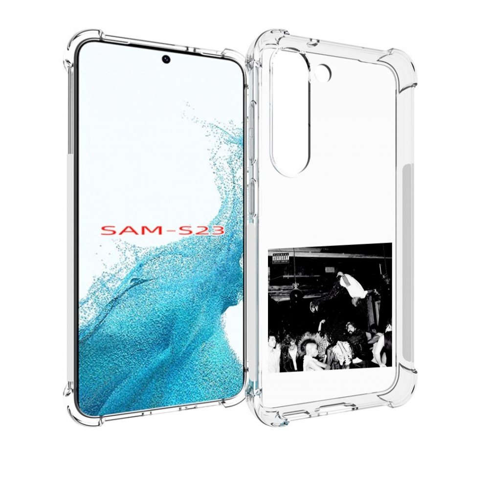 

Чехол Mypads Playboi Carti - Die Lit Для Samsung Galaxy S23, Прозрачный, Tocco