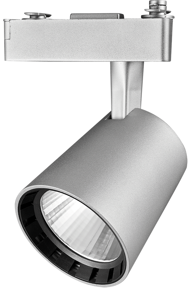 фото Светильник светодиодный на шинопровод дпо-15w 4000k 1350лм 24° gr (серый) ip40 jazzway | к