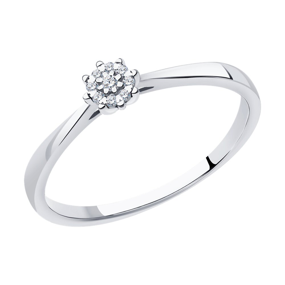

Кольцо помолвочное из белого золота с бриллиантом р. 16,5 SOKOLOV Diamonds 1012327-3, 1012327-3