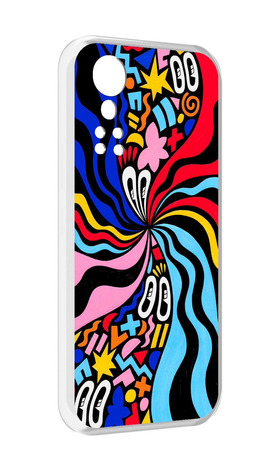 

Чехол MyPads волнистая-абстракция для ZTE Axon 30 5G / Axon 30S, Прозрачный, Tocco