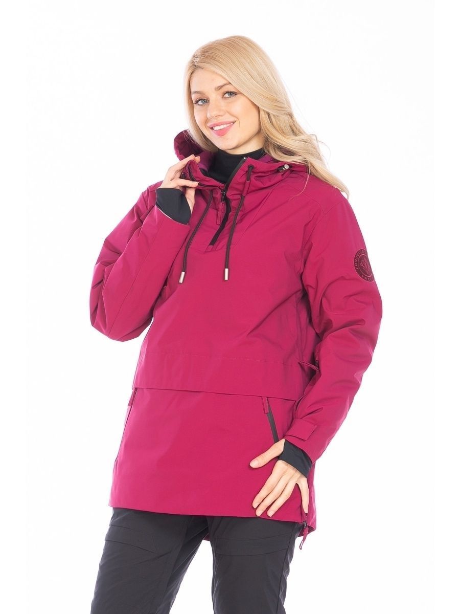 Куртка FORCELAB женская горнолыжная зимняя 44 RU Малиновый