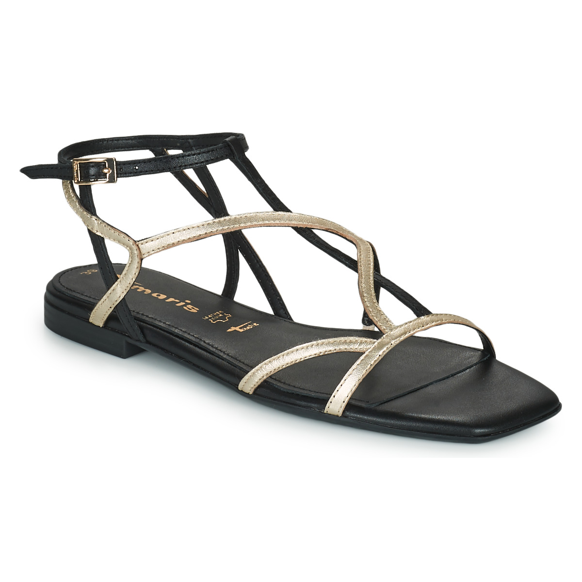 

Сандалии женские Tamaris 21645555 золотистые 39 EU, Золотистый, 21645555