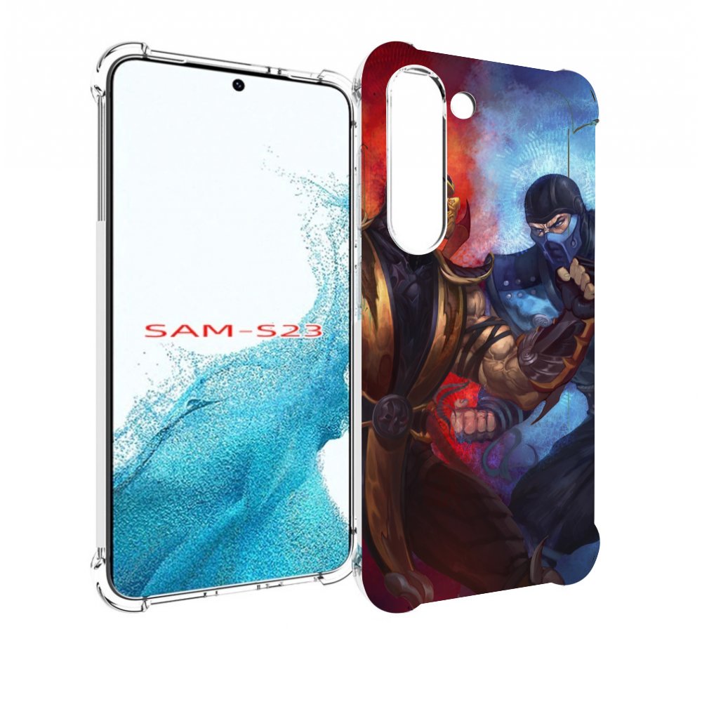 

Чехол MyPads Mortal Kombat art для Samsung Galaxy S23, Прозрачный, Tocco