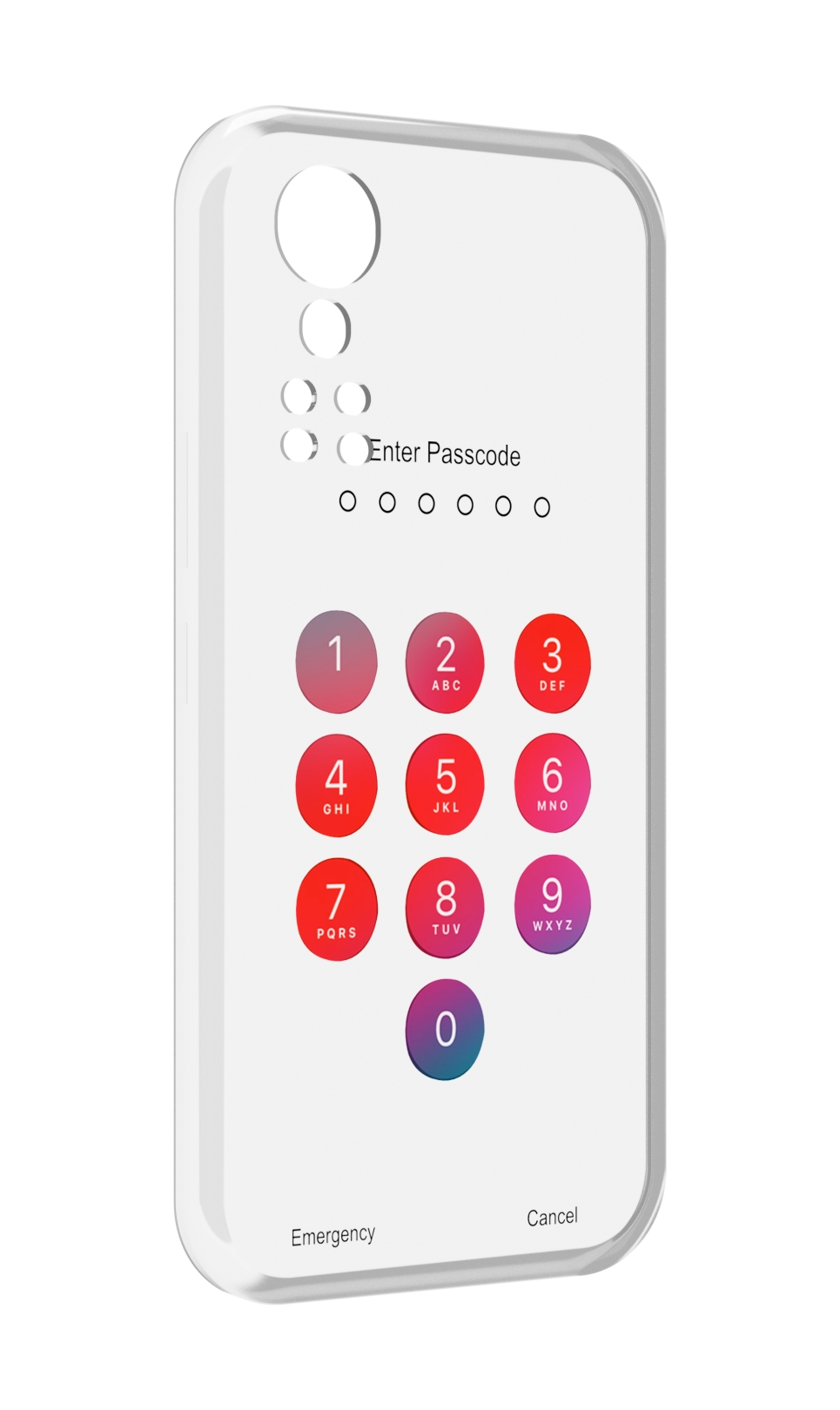 

Чехол MyPads введите-пароль для ZTE Axon 30 5G / Axon 30S, Прозрачный, Tocco