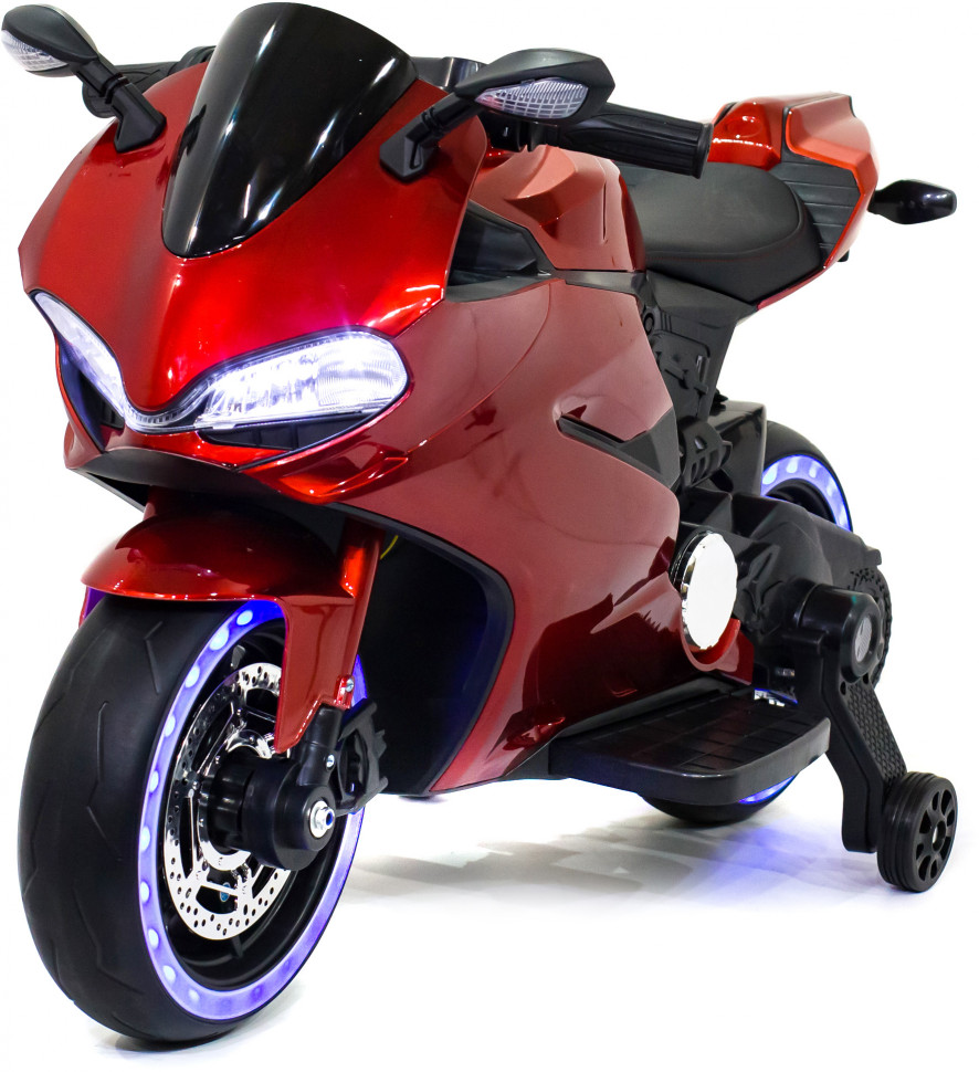 фото Futai детский электромотоцикл ducati red (12v, eva, ручка газа) - ft-1628-sp-red