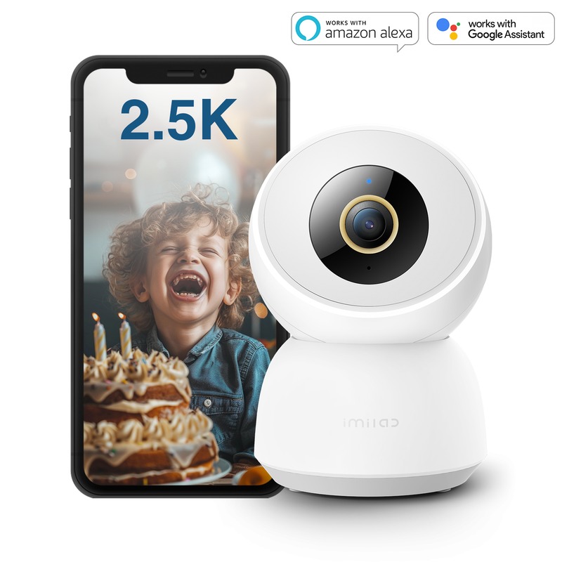 

IP камера Xiaomi Imilab Home Security Camera 2.5K C30 EU, Белый, CMSXJ21E