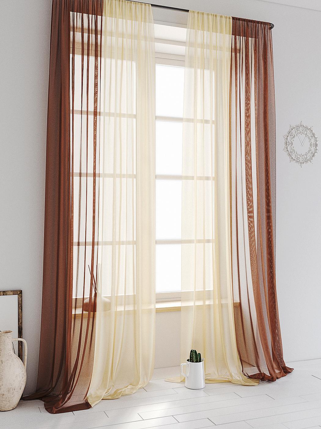 

Тюль AT HOME Хлои (бежево-коричневый) - 260 см высота 260 см, ширина 200 см, Бежевый, 123124-260