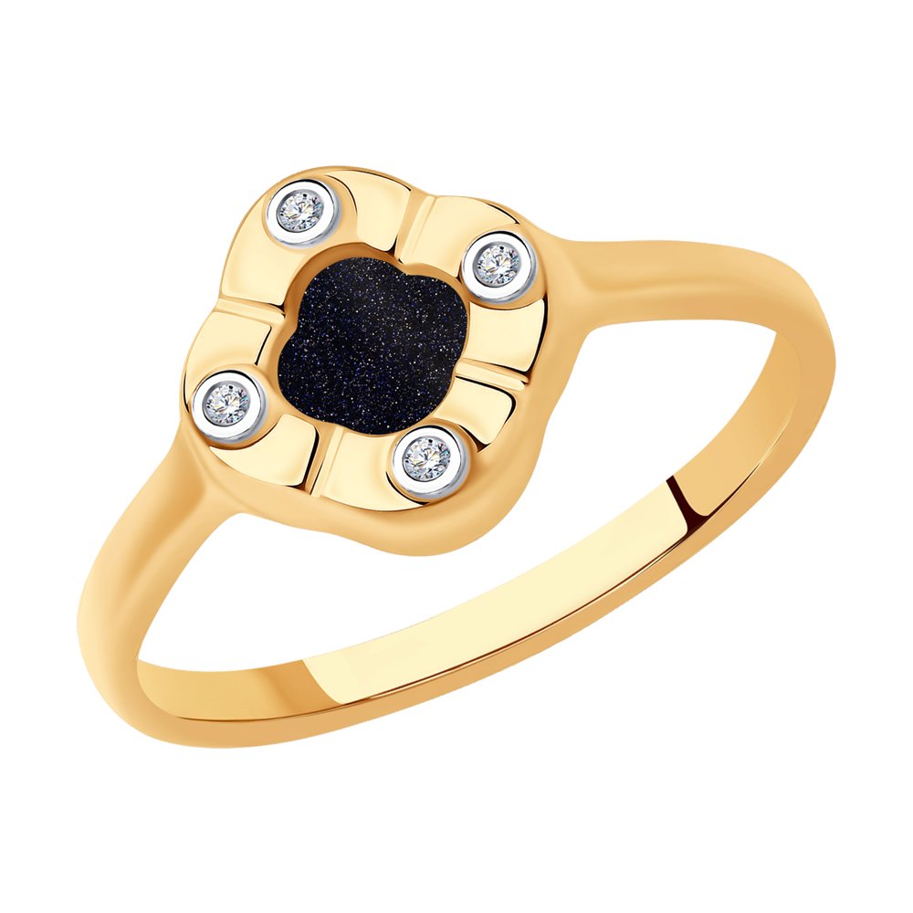 

Кольцо печатка из красного золота с бриллиантом р. 18,5 SOKOLOV Diamonds 1012205, 1012205