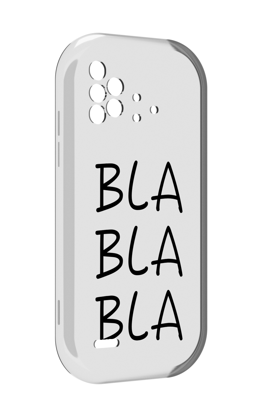 

Чехол MyPads Bla-Bla для UMIDIGI Bison X10 / X10 Pro, Прозрачный, Tocco