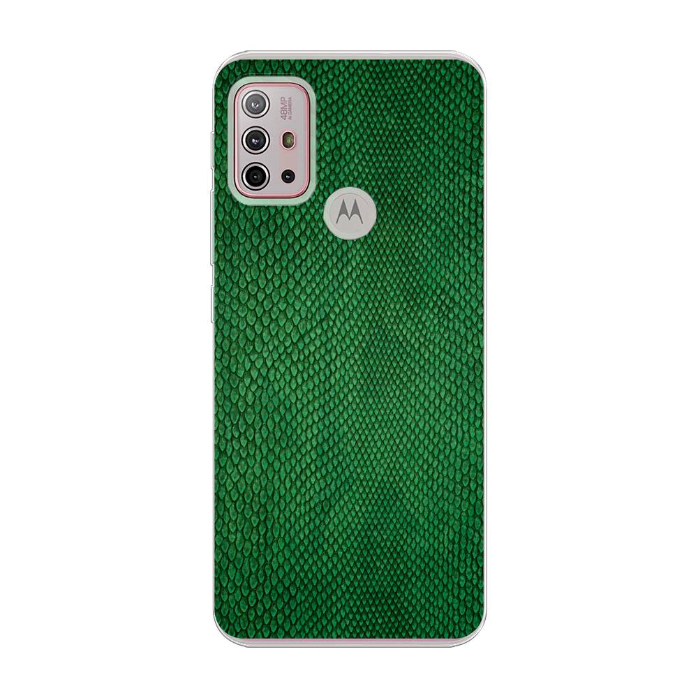 

Чехол Awog на Lenovo K13 Note/Motorola Moto G10/G20/G30 "Изумрудная змея", Разноцветный, 242150-3