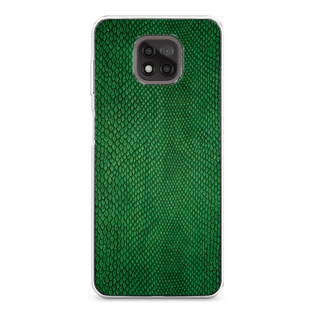 

Чехол Awog на Motorola Moto G Power 2021 "Изумрудная змея", Разноцветный, 242750-3