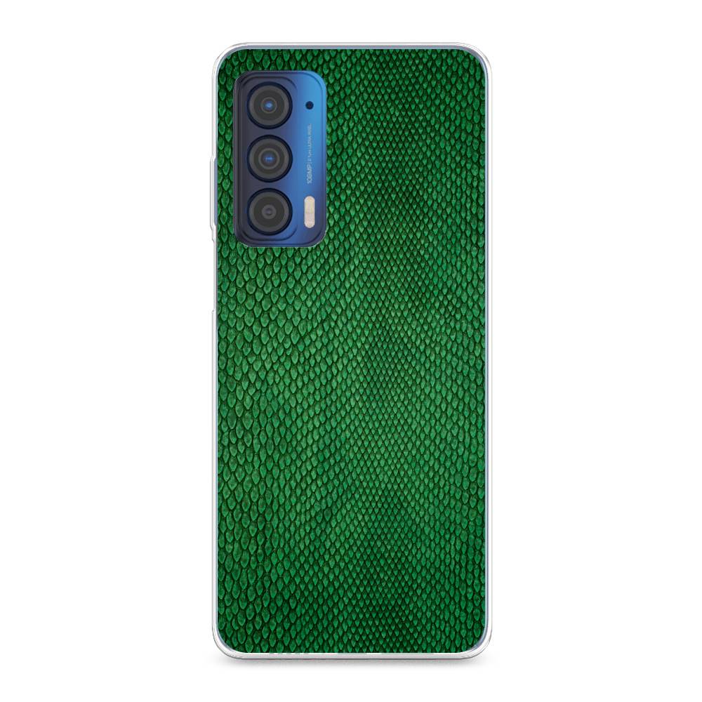 

Чехол Awog на Motorola Edge (2021) "Изумрудная змея", Разноцветный, 242950-3