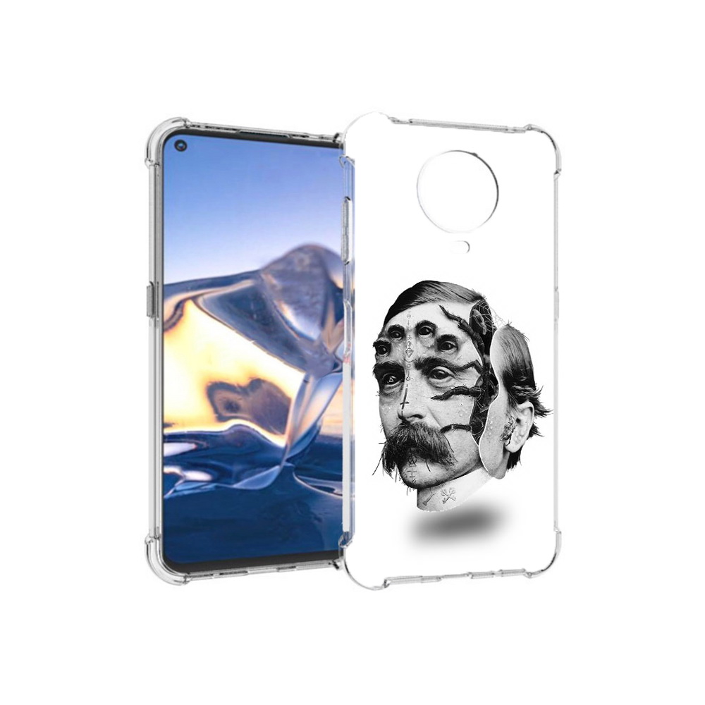 

Чехол MyPads Tocco для Nokia G10 страшное лицо мужчины (PT171673.98.629), Tocco