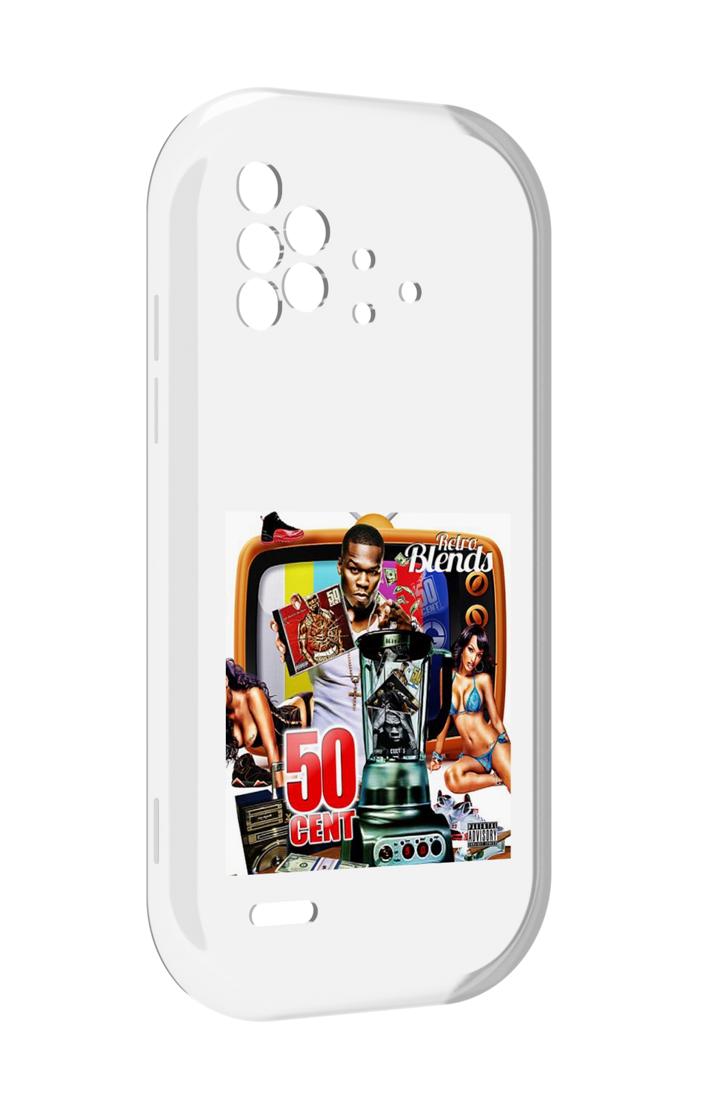 

Чехол MyPads 50 Cent - Retro 50 Cent Blends для UMIDIGI Bison X10 / X10 Pro, Прозрачный, Tocco
