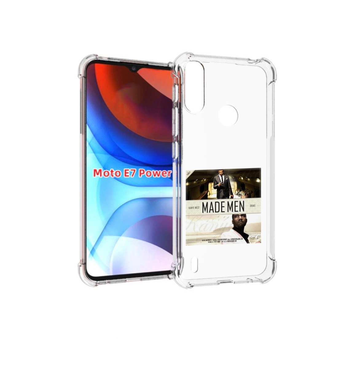 

Чехол MyPads Kanye West & Drake - Made Men для Motorola Moto E7 Power, Прозрачный, Tocco