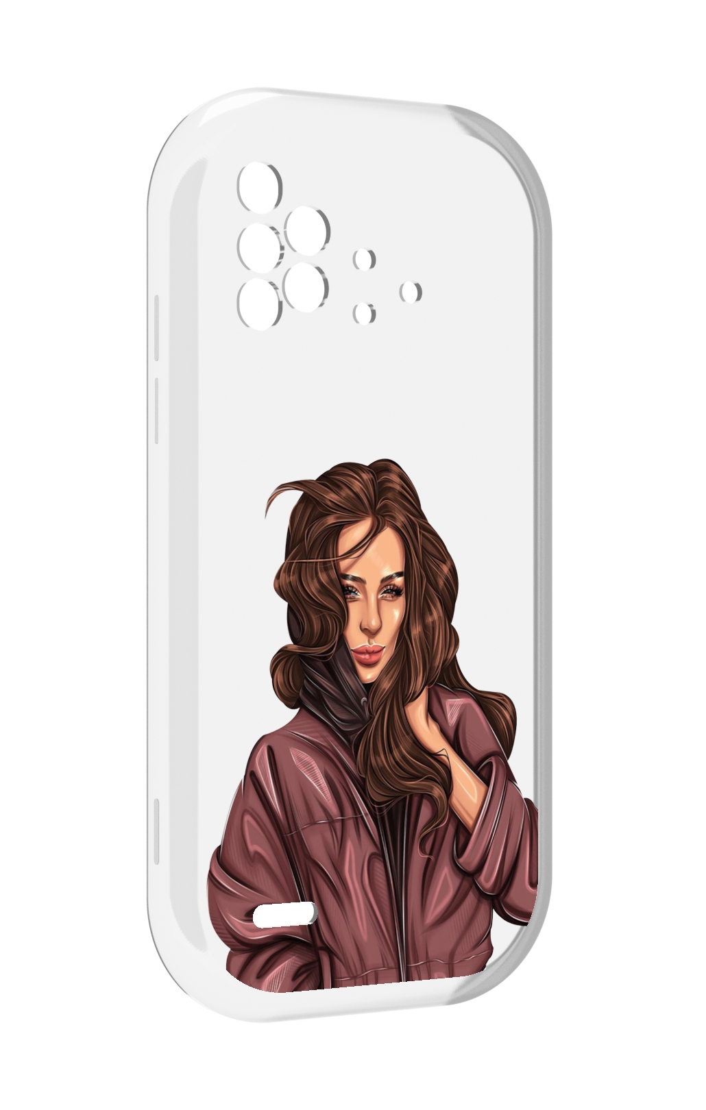 

Чехол MyPads Арт рисунок девушки для UMIDIGI Bison X10 / X10 Pro, Прозрачный, Tocco