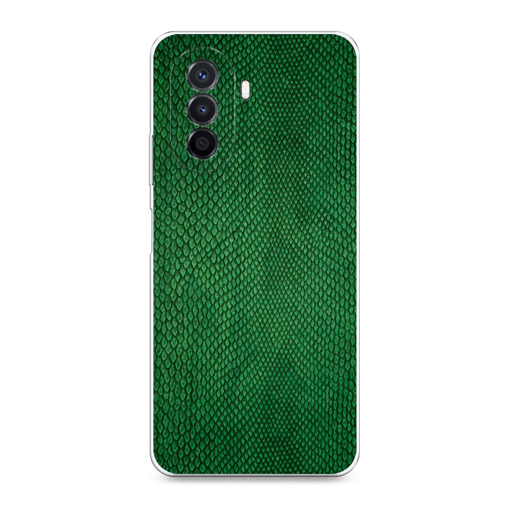 

Чехол Awog на Huawei Nova Y70 "Изумрудная змея", Разноцветный, 6109150-3