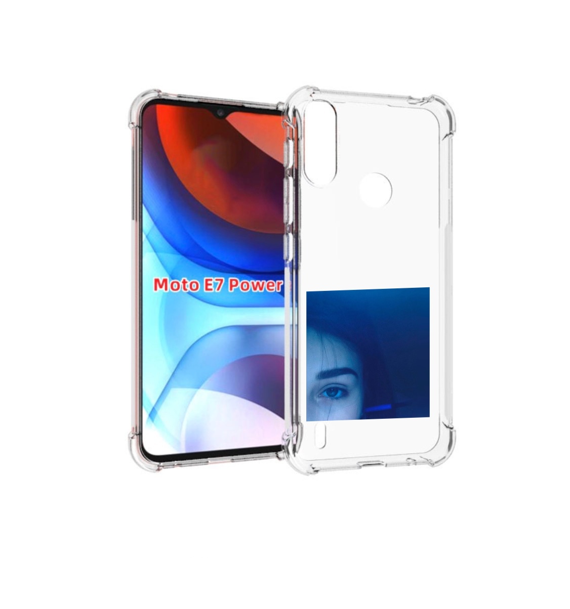 

Чехол MyPads Hate Love face для Motorola Moto E7 Power, Прозрачный, Tocco