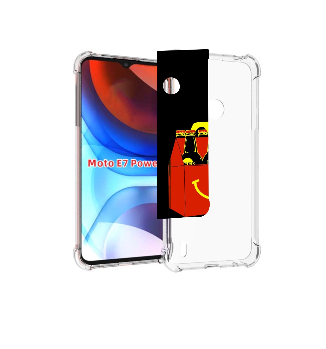 

Чехол MyPads Happy Meal для Motorola Moto E7 Power, Прозрачный, Tocco