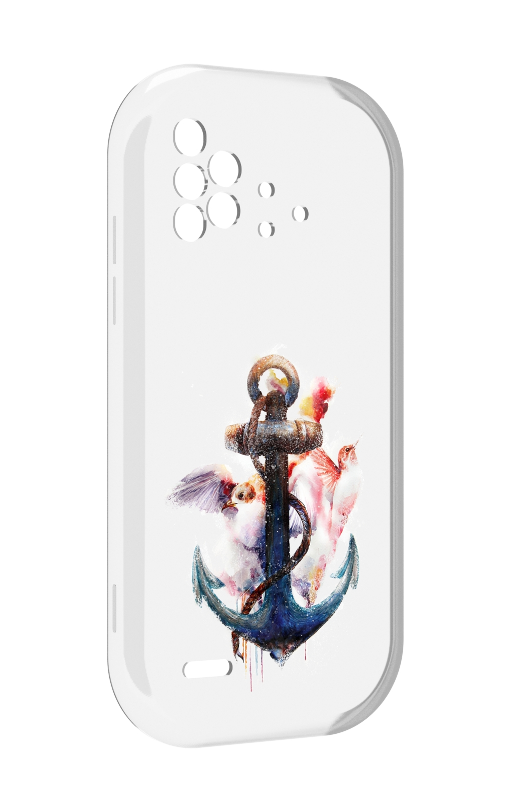 

Чехол MyPads якорь с птицами для UMIDIGI Bison X10 / X10 Pro, Прозрачный, Tocco