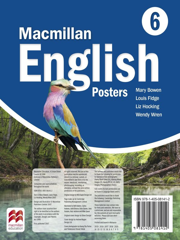 фото Книга macmillan english 6 posters macmillan elt