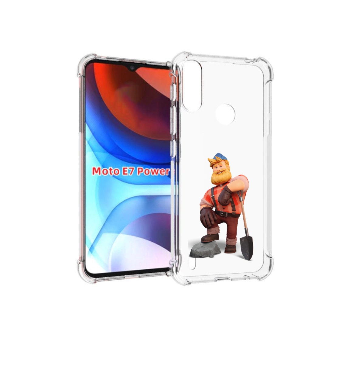 

Чехол MyPads FarmVille-2 для Motorola Moto E7 Power, Прозрачный, Tocco