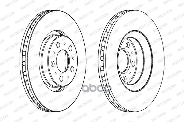 

Диск Тормозной (Комплект - 1 шт.) Ferodo арт. DDF1078C