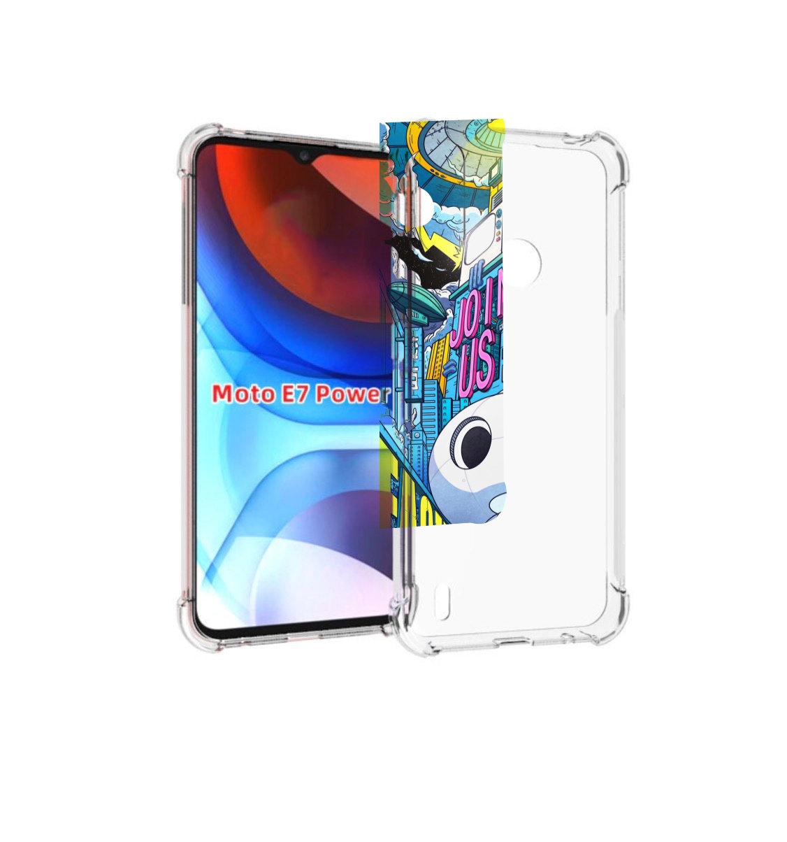 

Чехол MyPads FaceU для Motorola Moto E7 Power, Прозрачный, Tocco