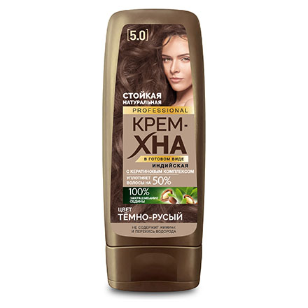 Крем-хна Fito косметик Professional 5.0 londa professional 3 0 краска для волос темный шатен lc new 60 мл