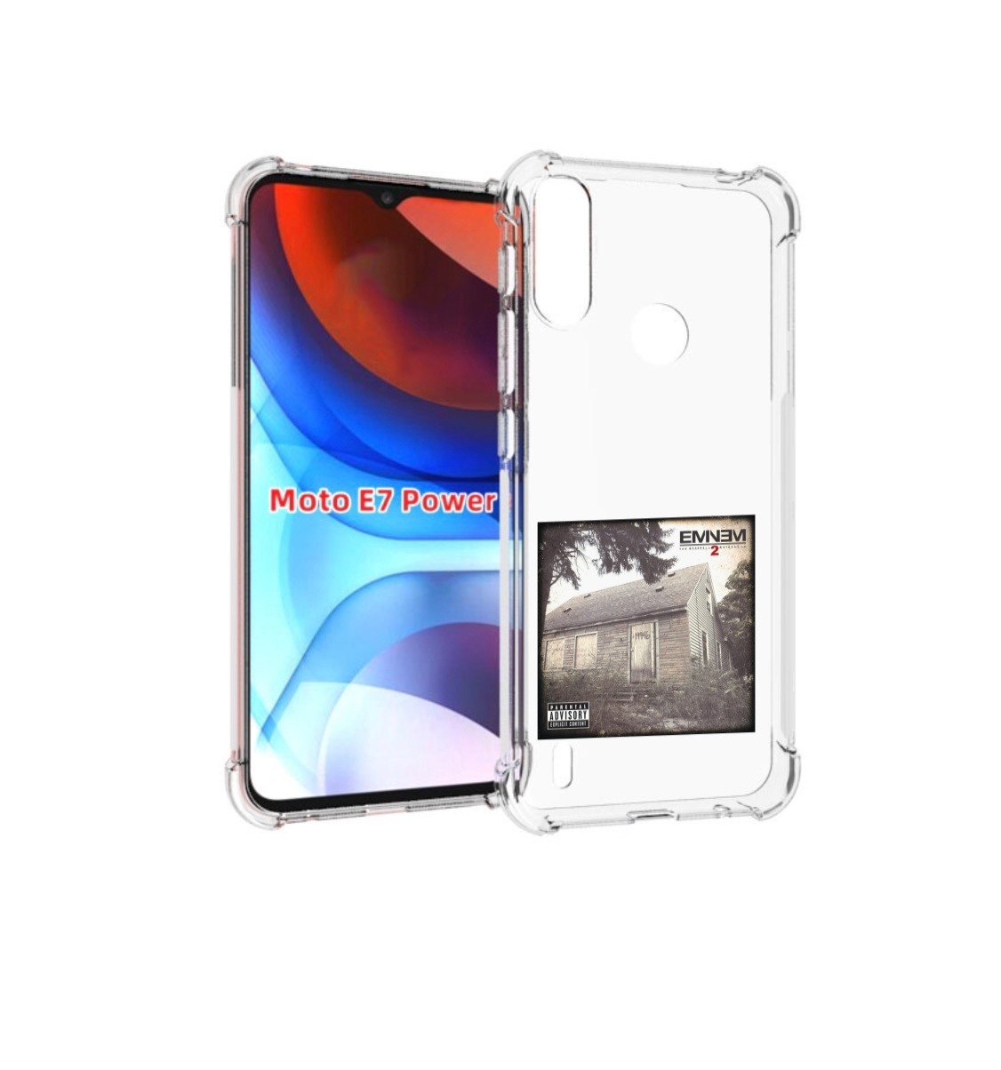 

Чехол MyPads Eminem THE MARSHALL MATHERS LP 2 для Motorola Moto E7 Power, Прозрачный, Tocco