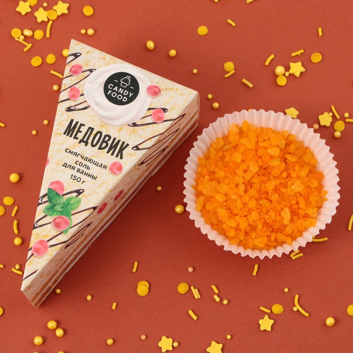 

Соль для ванны "Медовик", 150 г, Желтый