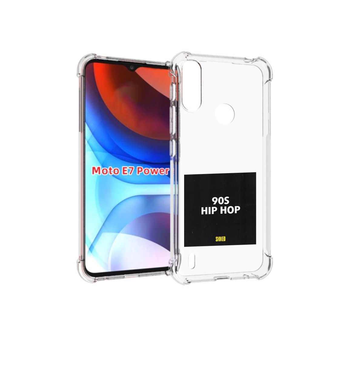 

Чехол MyPads Eazy-E 90S Hip Hop для Motorola Moto E7 Power, Прозрачный, Tocco