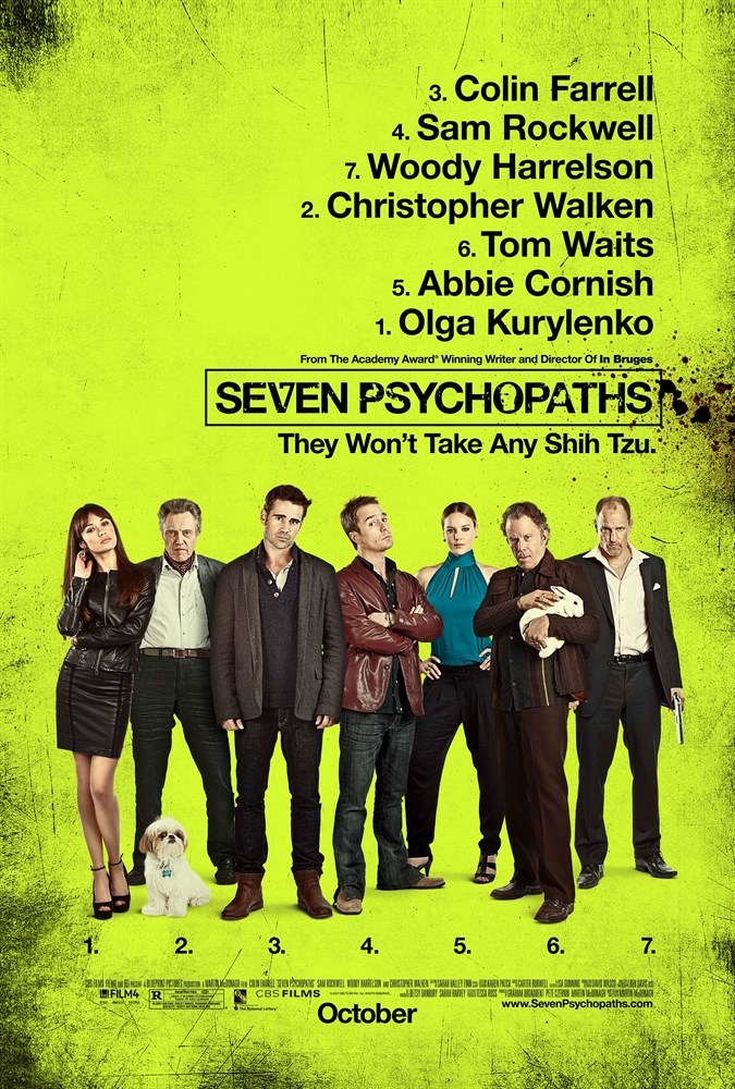 

Постер к фильму "Семь психопатов" (Seven Psychopaths) A4