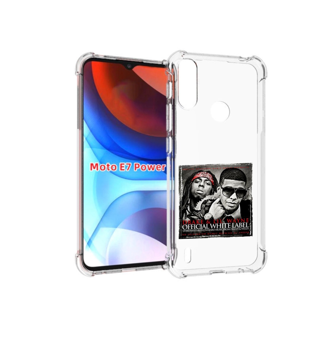 

Чехол MyPads Drake - Official White Label для Motorola Moto E7 Power, Прозрачный, Tocco