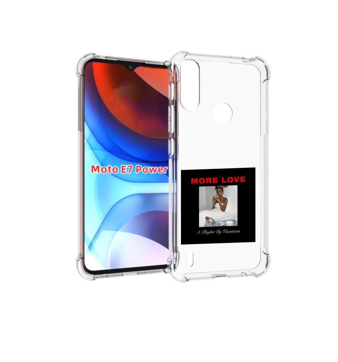 

Чехол MyPads Drake & Sade - More Love для Motorola Moto E7 Power, Прозрачный, Tocco