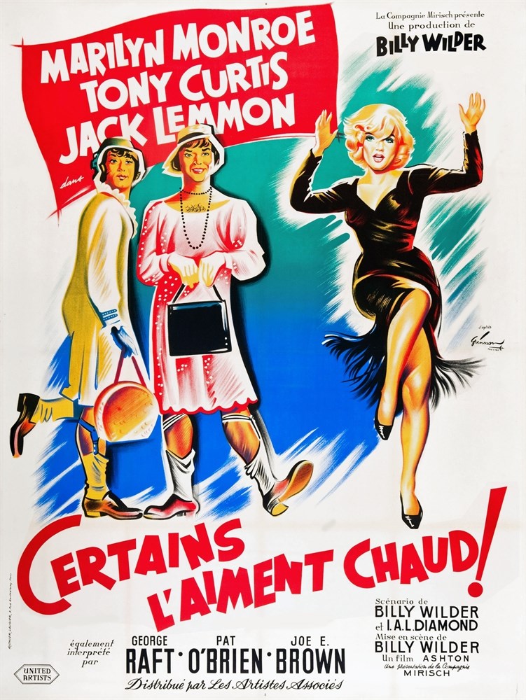 

Постер к фильму "В джазе только девушки" (Some Like It Hot) A1
