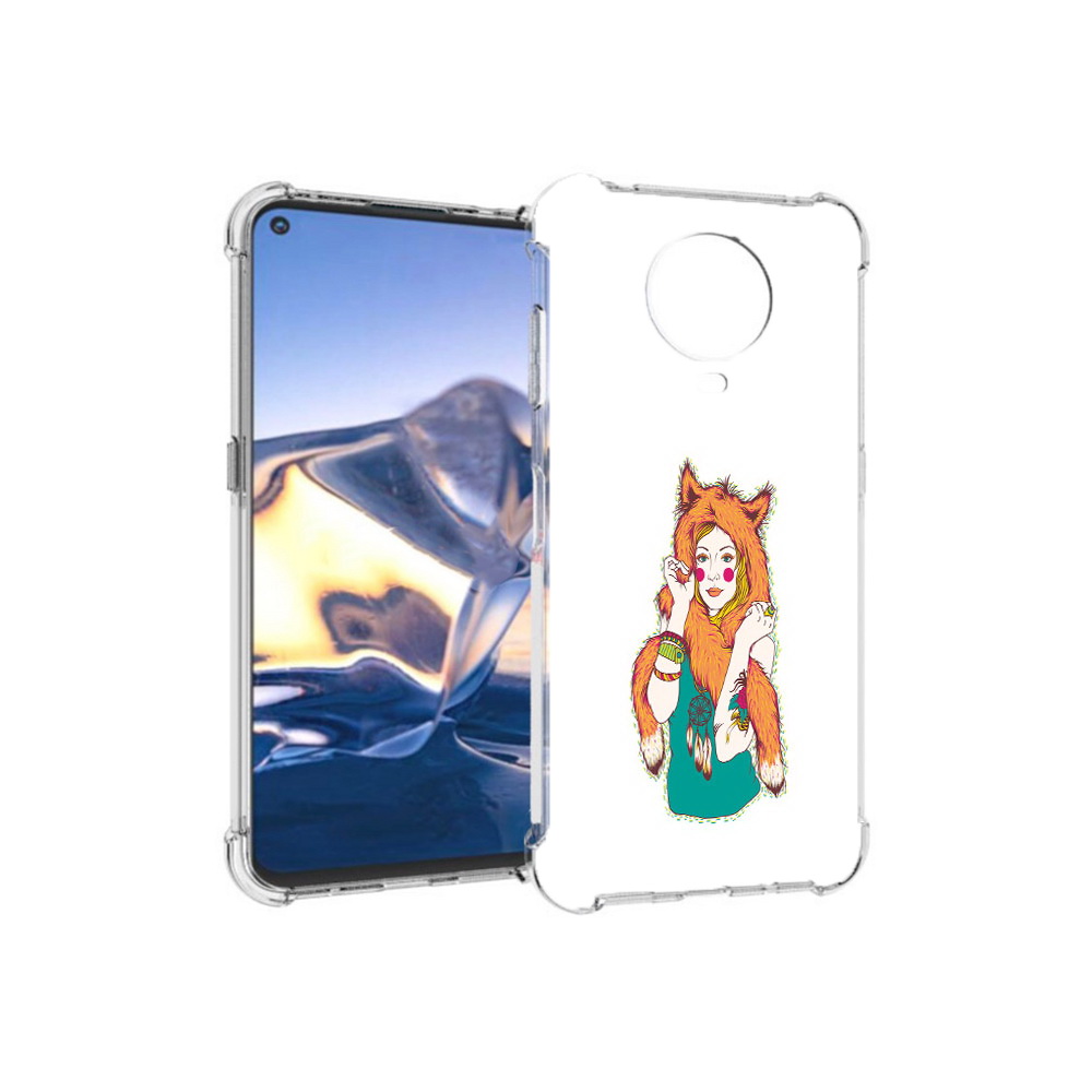 

Чехол MyPads Tocco для Nokia G10 Девушка лиса (PT171673.98.62), Tocco