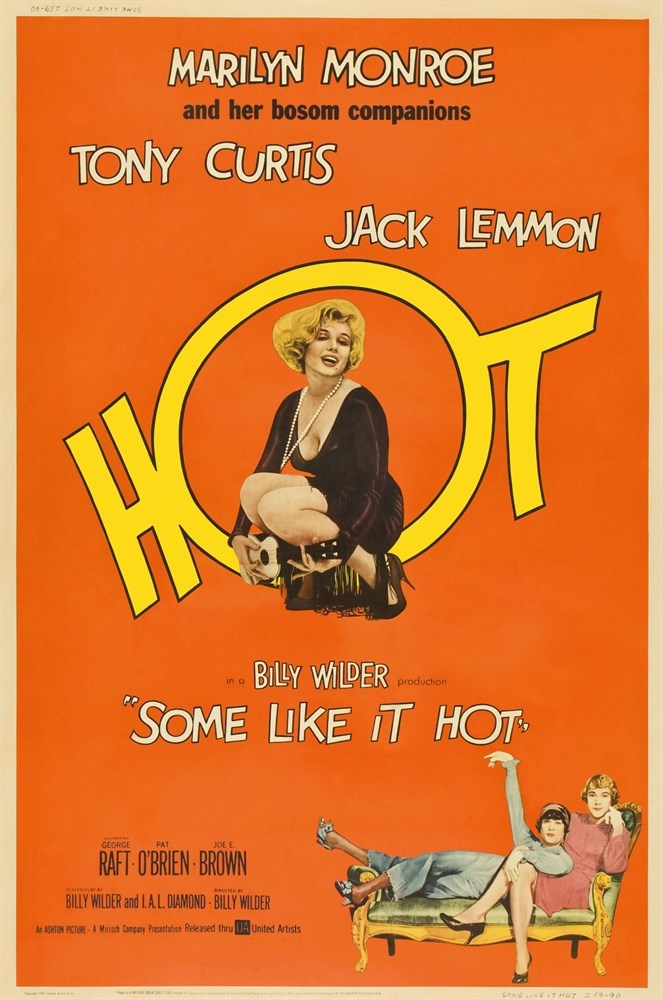 

Постер к фильму "В джазе только девушки" (Some Like It Hot) A1