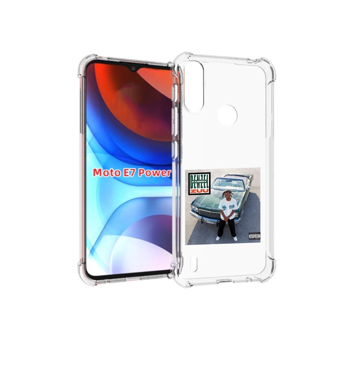 

Чехол MyPads Denzel Curry - ZUU для Motorola Moto E7 Power, Прозрачный, Tocco