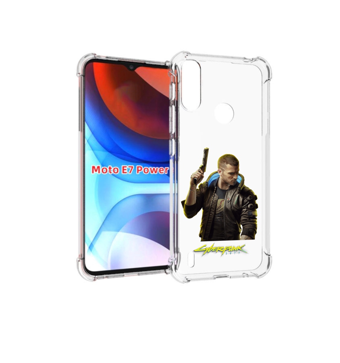 

Чехол MyPads Cyberpunk-2077 для Motorola Moto E7 Power, Прозрачный, Tocco