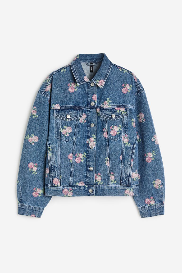 

Джинсовая куртка женская H&M 1158510001 разноцветная XL (доставка из-за рубежа), 1158510001