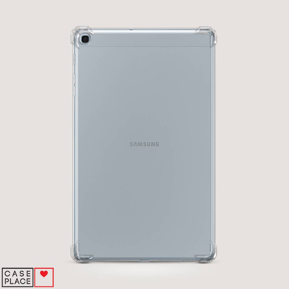 Противоударный силиконовый чехол для планшета Samsung Galaxy Tab A 10.1 прозрачный