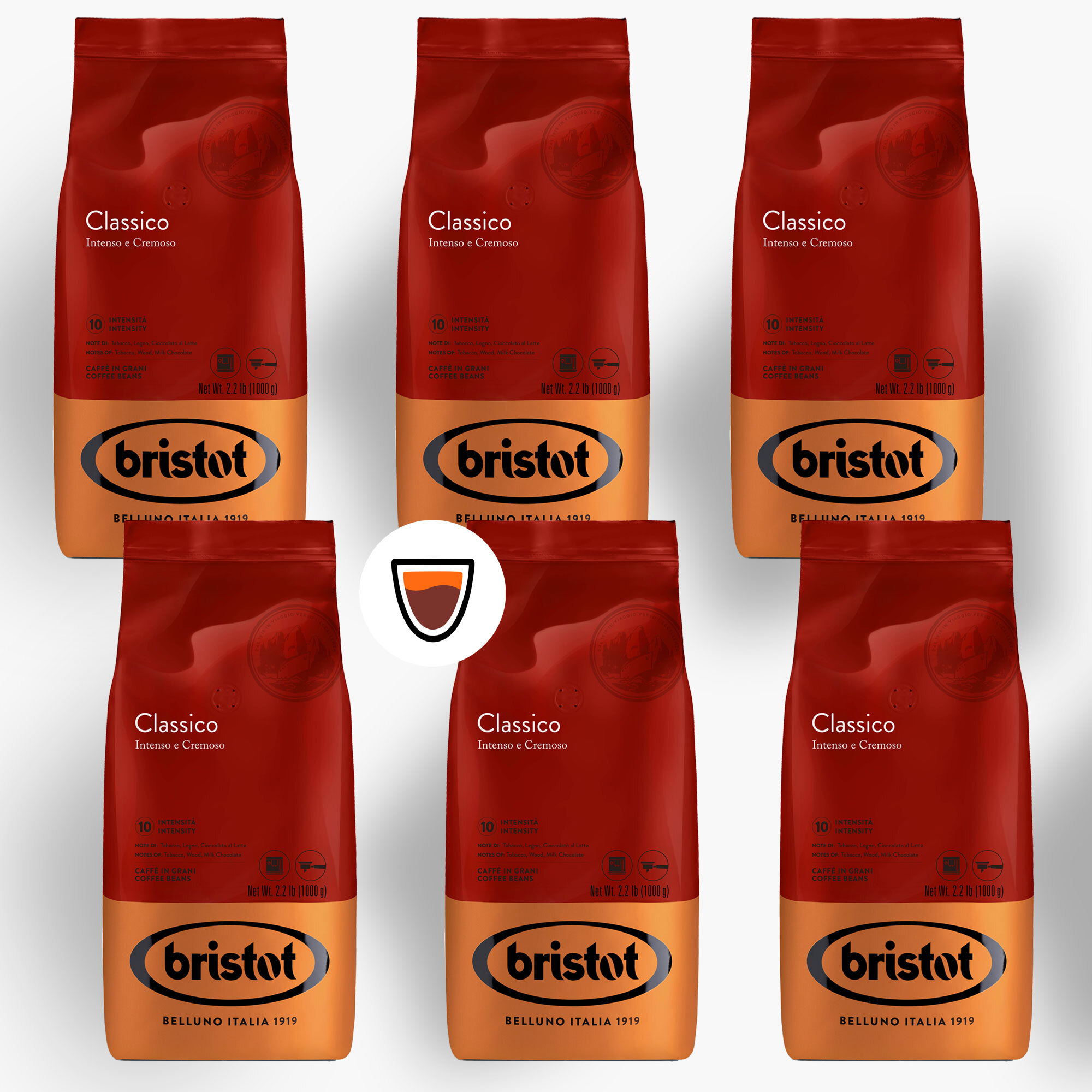 

Кофе в зёрнах Bristot Classico R, Classico R